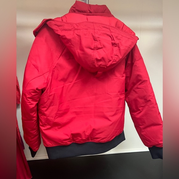 ❌SOLD❌ Everlane The ReNew Heavyweight Bomber Red Large NEW - Picture 4 of 12